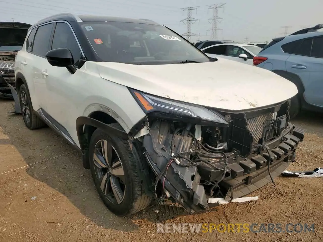 4 Photograph of a damaged car JN8AT3DD4MW309519 NISSAN ROGUE 2021