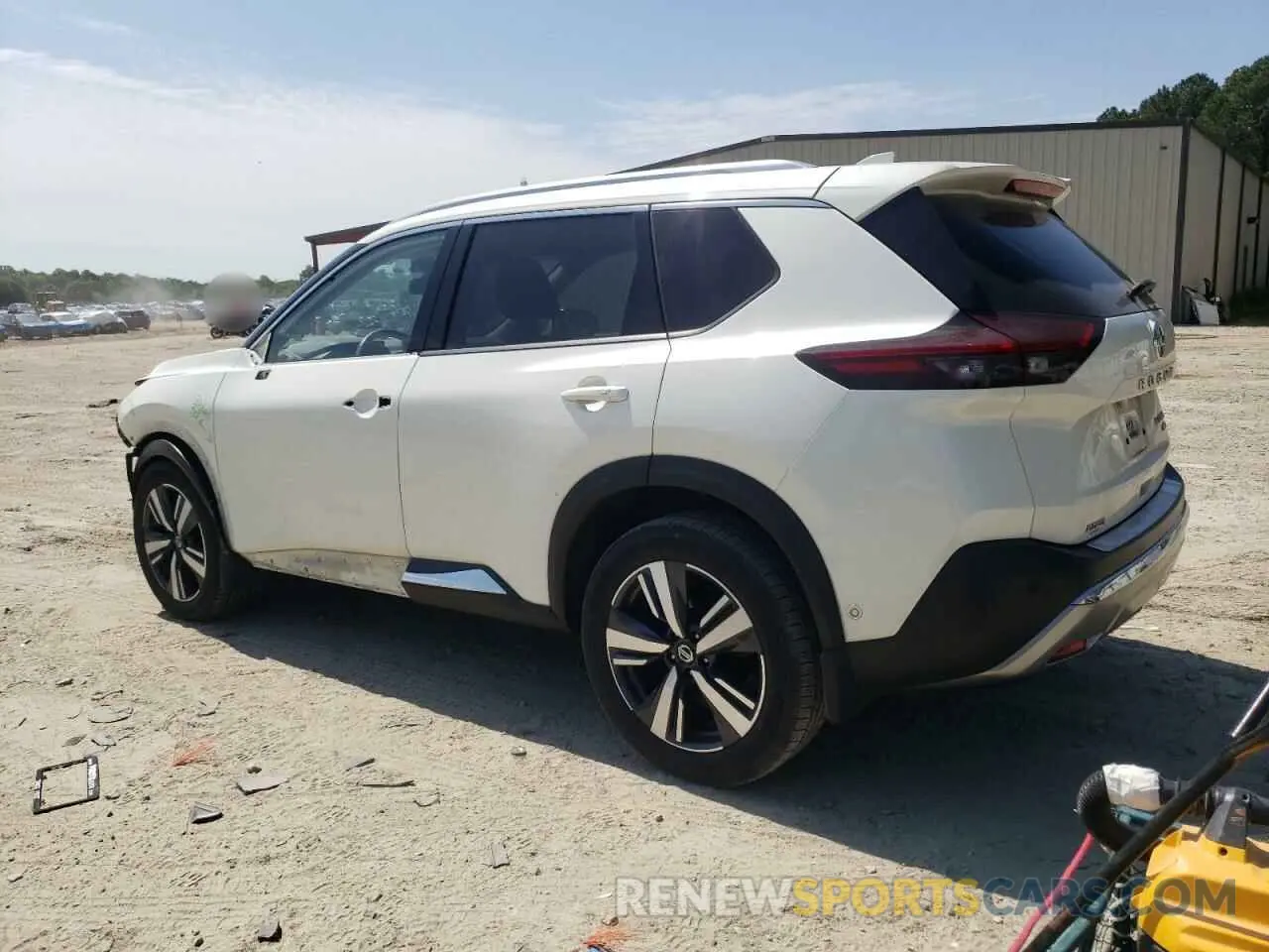2 Photograph of a damaged car JN8AT3DD4MW313599 NISSAN ROGUE 2021