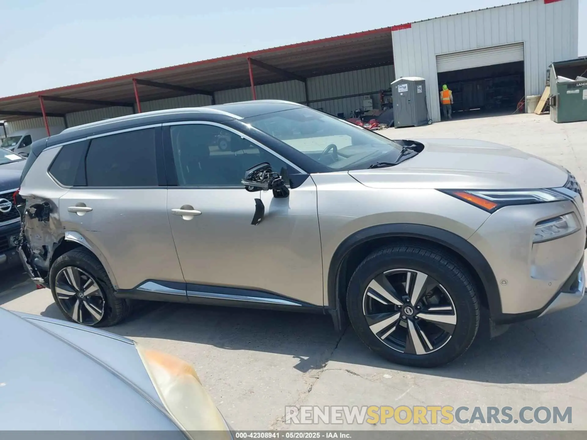 13 Photograph of a damaged car JN8AT3DD6MW311417 NISSAN ROGUE 2021