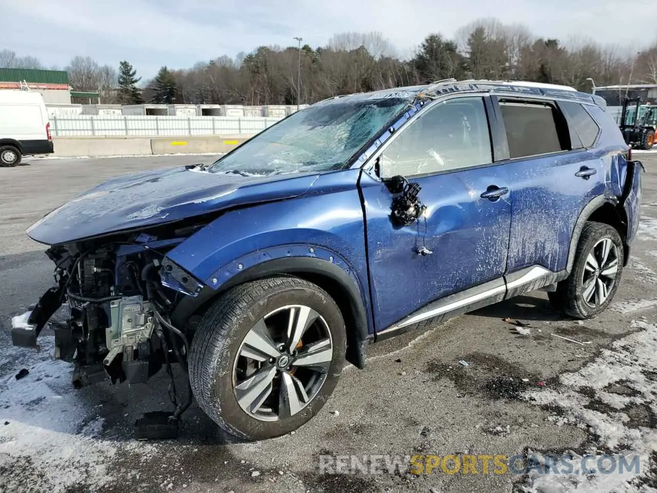 1 Photograph of a damaged car JN8AT3DD7MW301561 NISSAN ROGUE 2021