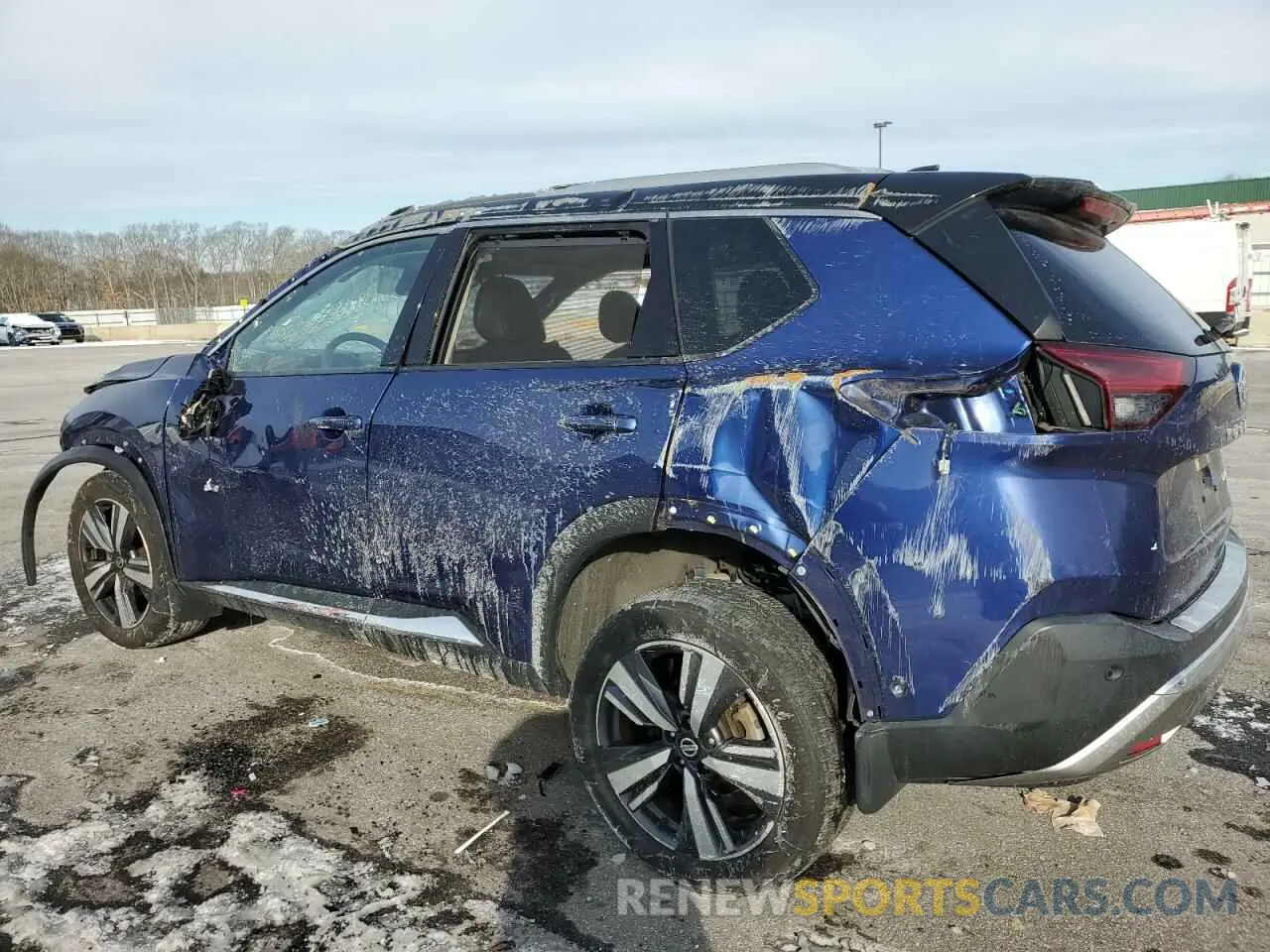 2 Photograph of a damaged car JN8AT3DD7MW301561 NISSAN ROGUE 2021