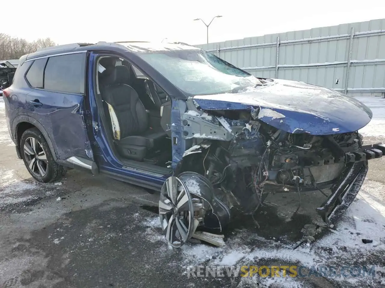 4 Photograph of a damaged car JN8AT3DD7MW301561 NISSAN ROGUE 2021