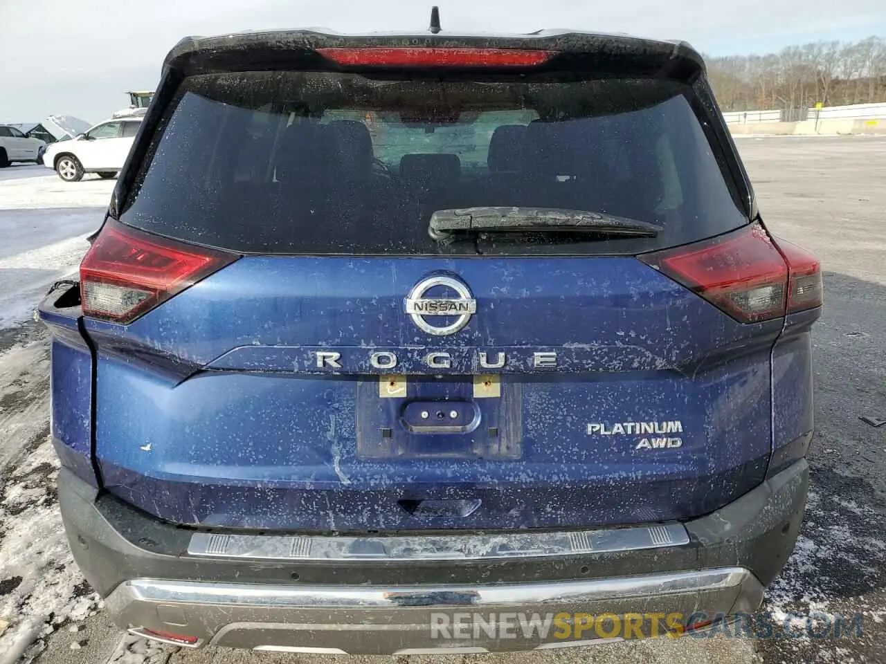 6 Photograph of a damaged car JN8AT3DD7MW301561 NISSAN ROGUE 2021