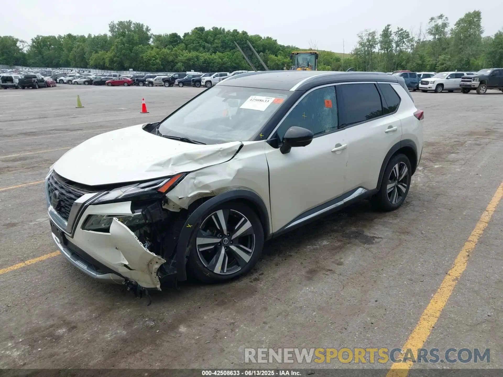 2 Photograph of a damaged car JN8AT3DD7MW304170 NISSAN ROGUE 2021