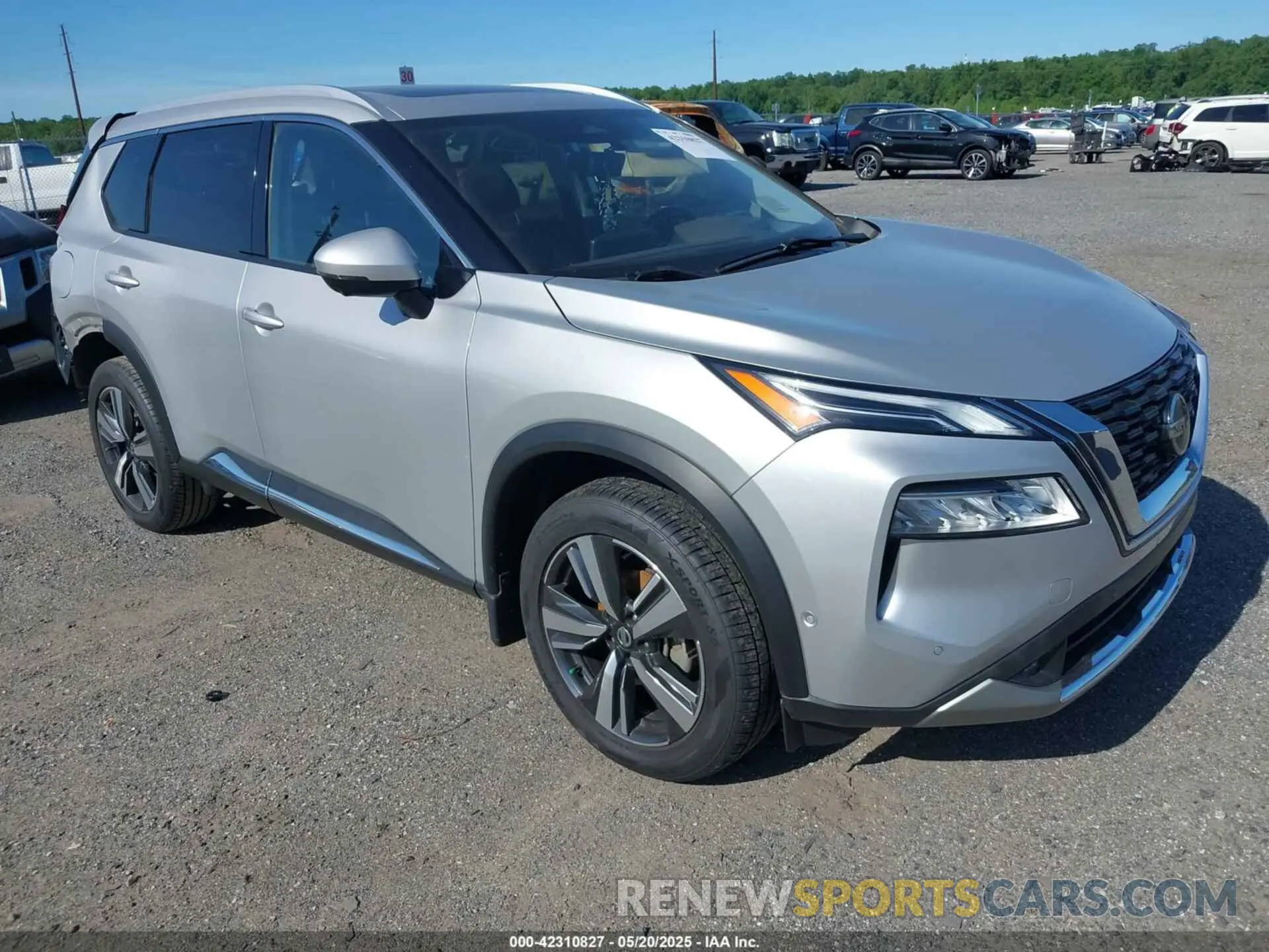 1 Photograph of a damaged car JN8AT3DD7MW304248 NISSAN ROGUE 2021