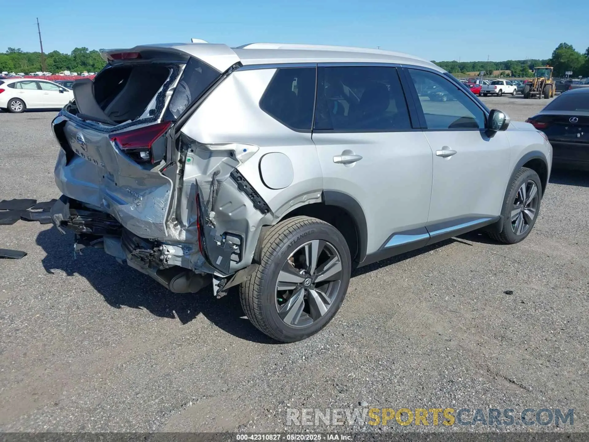 4 Photograph of a damaged car JN8AT3DD7MW304248 NISSAN ROGUE 2021