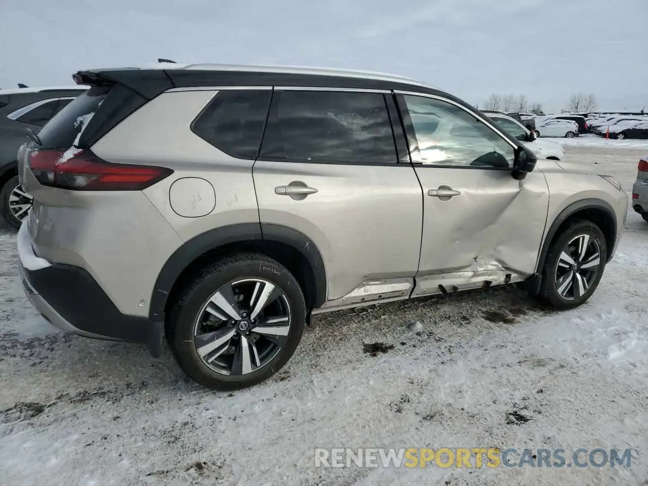3 Photograph of a damaged car JN8AT3DD7MW307344 NISSAN ROGUE 2021