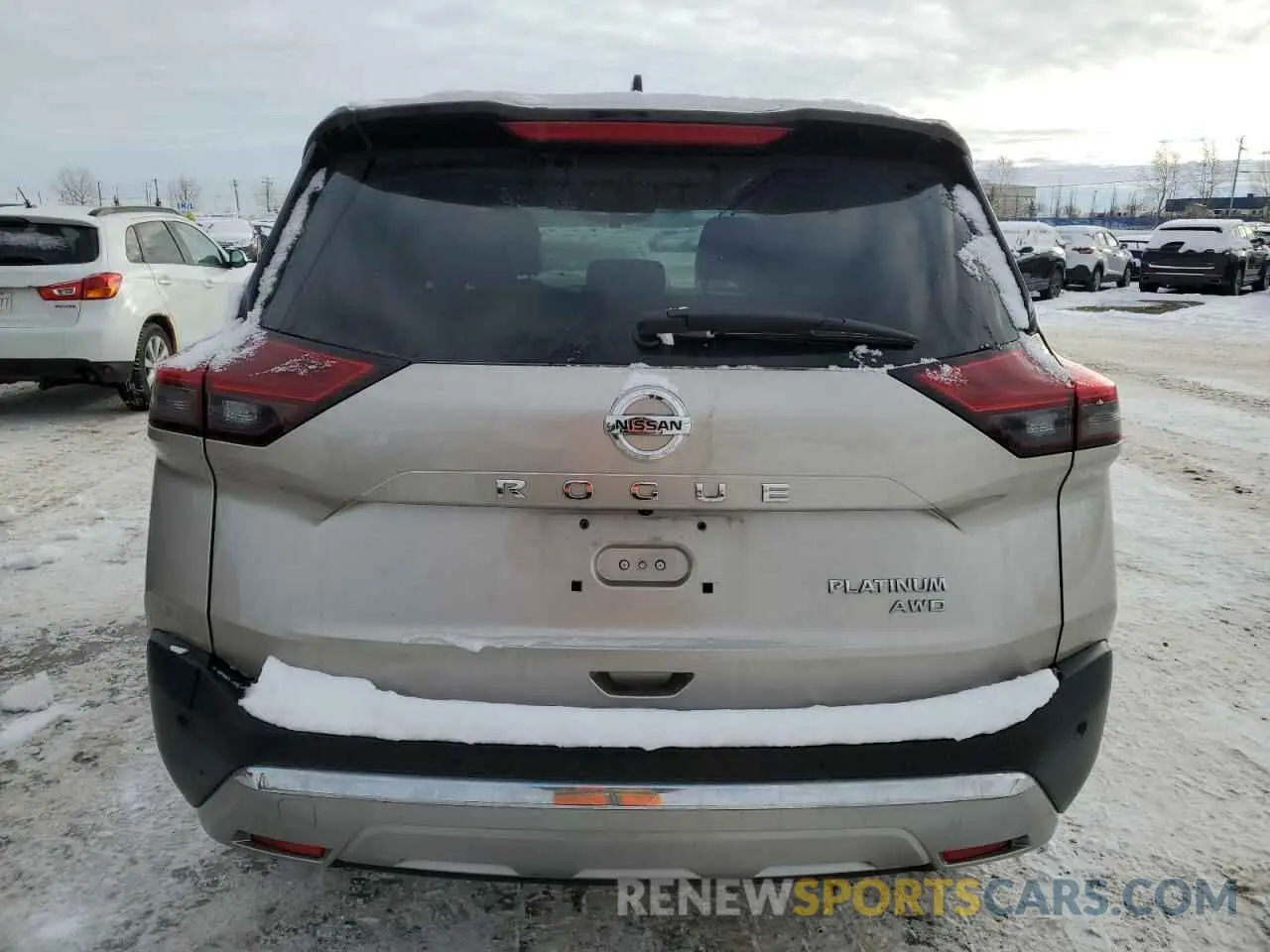 6 Photograph of a damaged car JN8AT3DD7MW307344 NISSAN ROGUE 2021