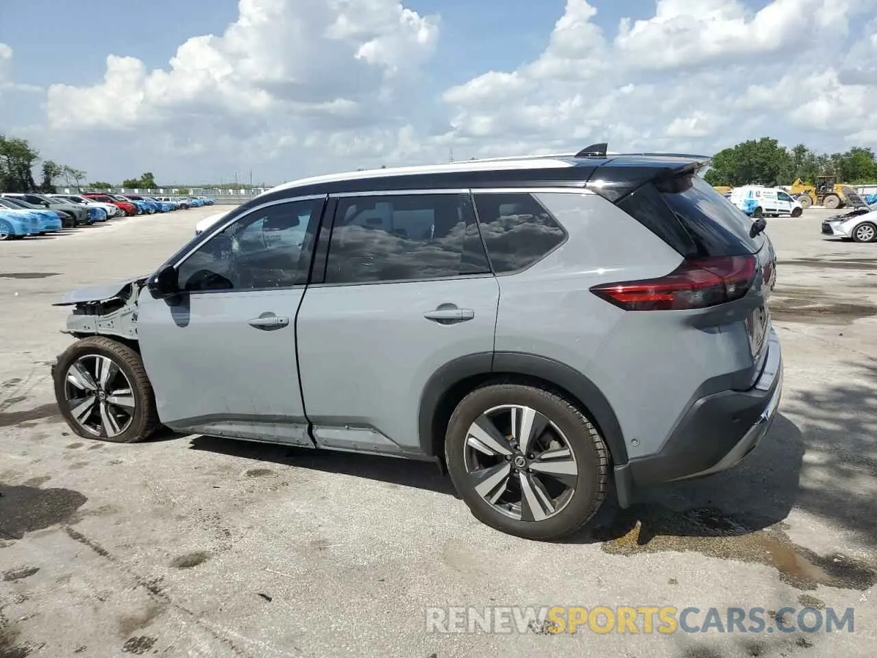 2 Photograph of a damaged car JN8AT3DD8MW314691 NISSAN ROGUE 2021