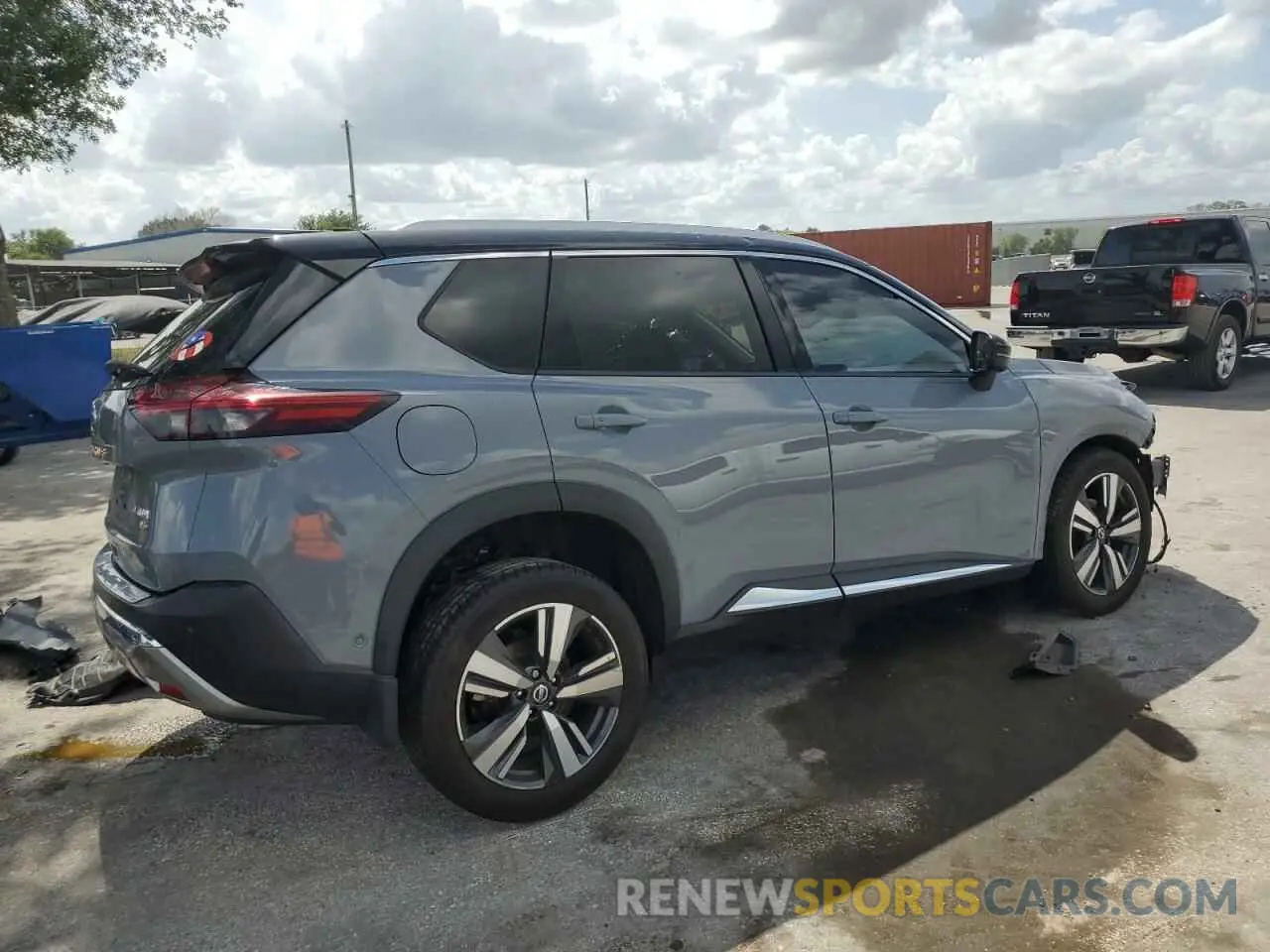 3 Photograph of a damaged car JN8AT3DD8MW314691 NISSAN ROGUE 2021