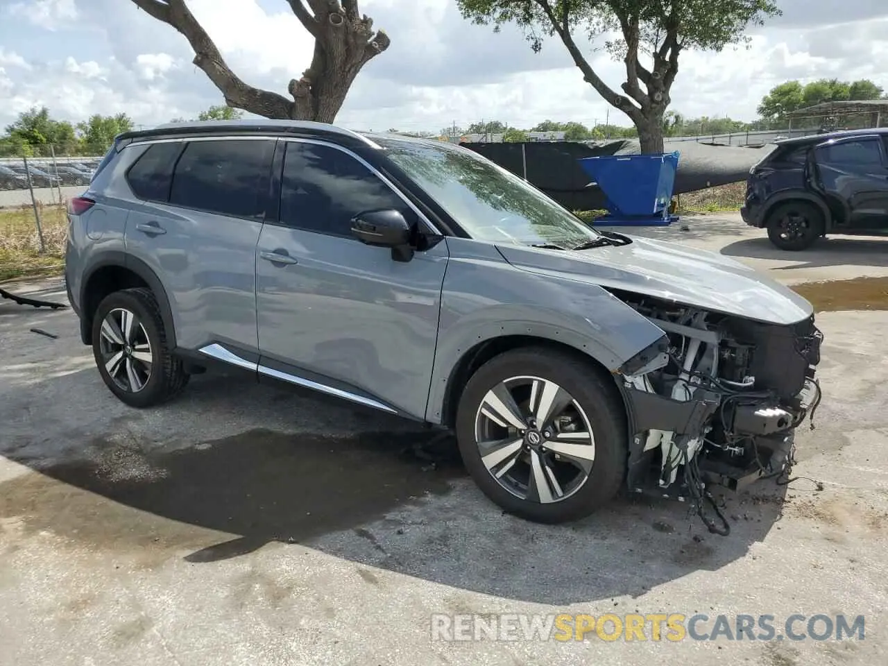 4 Photograph of a damaged car JN8AT3DD8MW314691 NISSAN ROGUE 2021