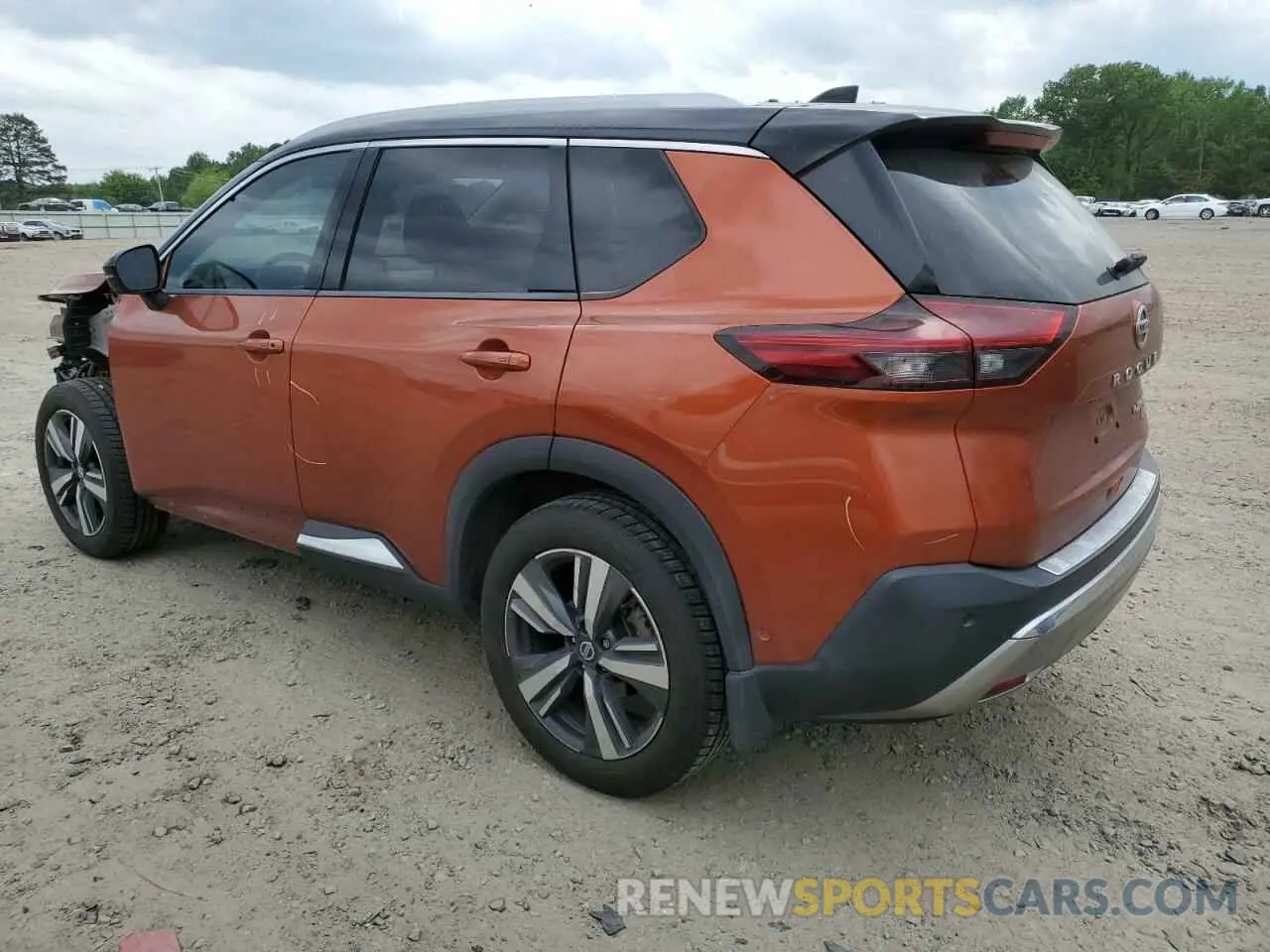 2 Photograph of a damaged car JN8AT3DD8MW320264 NISSAN ROGUE 2021