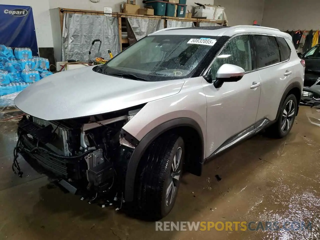 1 Photograph of a damaged car JN8AT3DD8MW320510 NISSAN ROGUE 2021