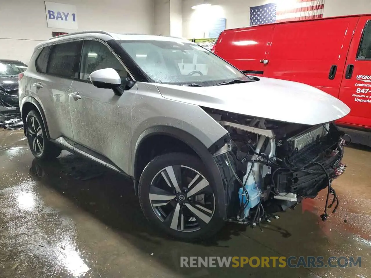 4 Photograph of a damaged car JN8AT3DD8MW320510 NISSAN ROGUE 2021