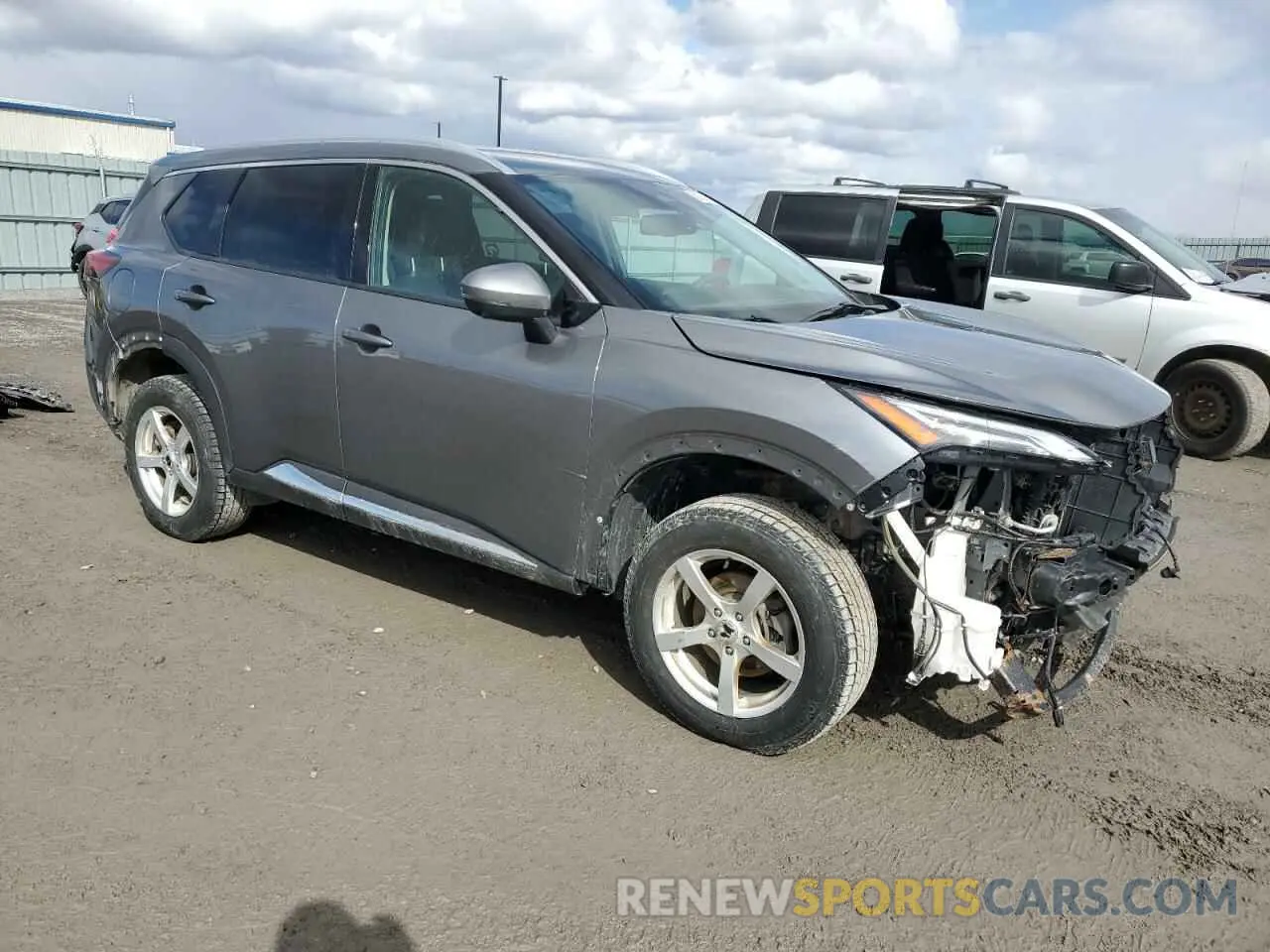 4 Photograph of a damaged car JN8AT3DDXMW314983 NISSAN ROGUE 2021
