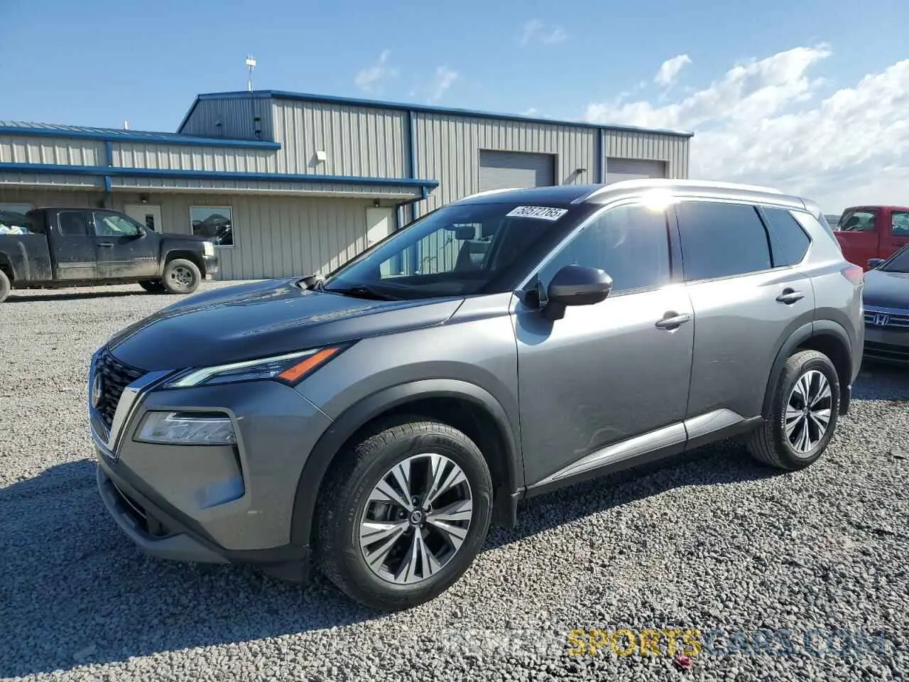 1 Photograph of a damaged car JN8BT3BA7MW400152 NISSAN ROGUE 2021