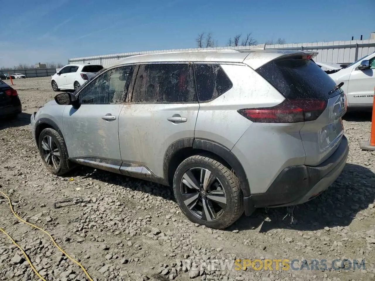 2 Photograph of a damaged car JN8BT3CB8MW450307 NISSAN ROGUE 2021