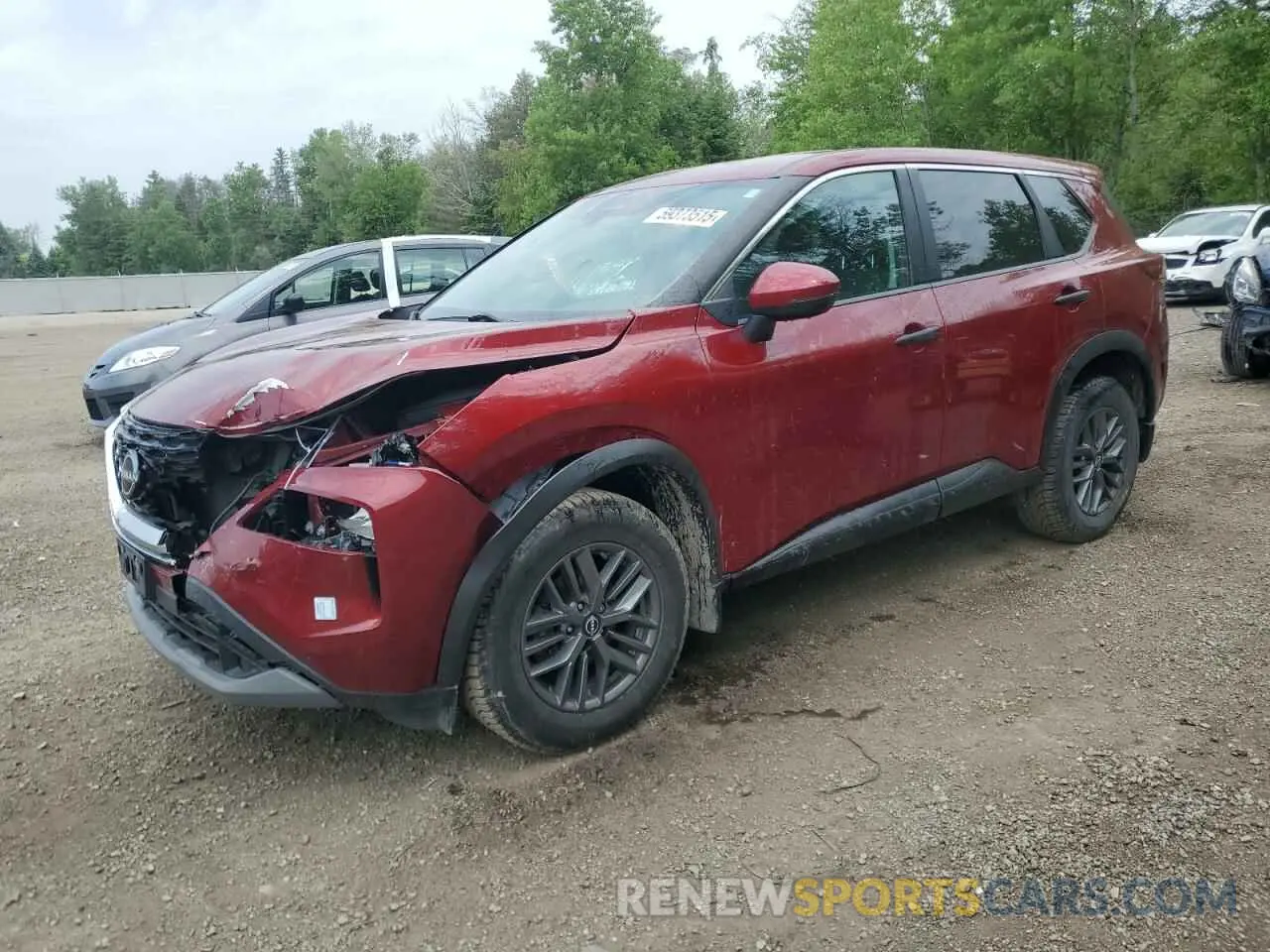 1 Photograph of a damaged car 5N1AT3AA6NC671999 NISSAN ROGUE 2022