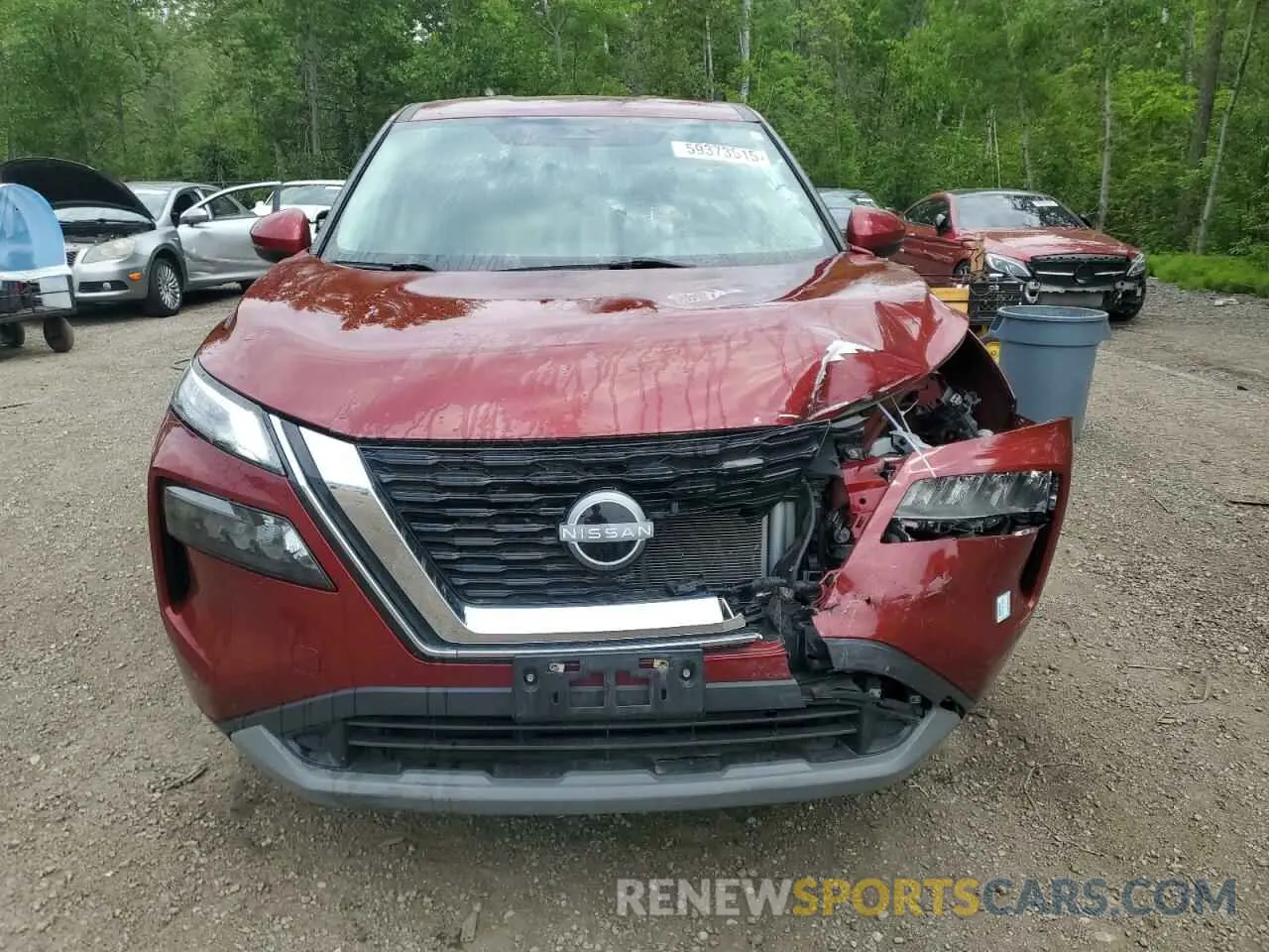 5 Photograph of a damaged car 5N1AT3AA6NC671999 NISSAN ROGUE 2022