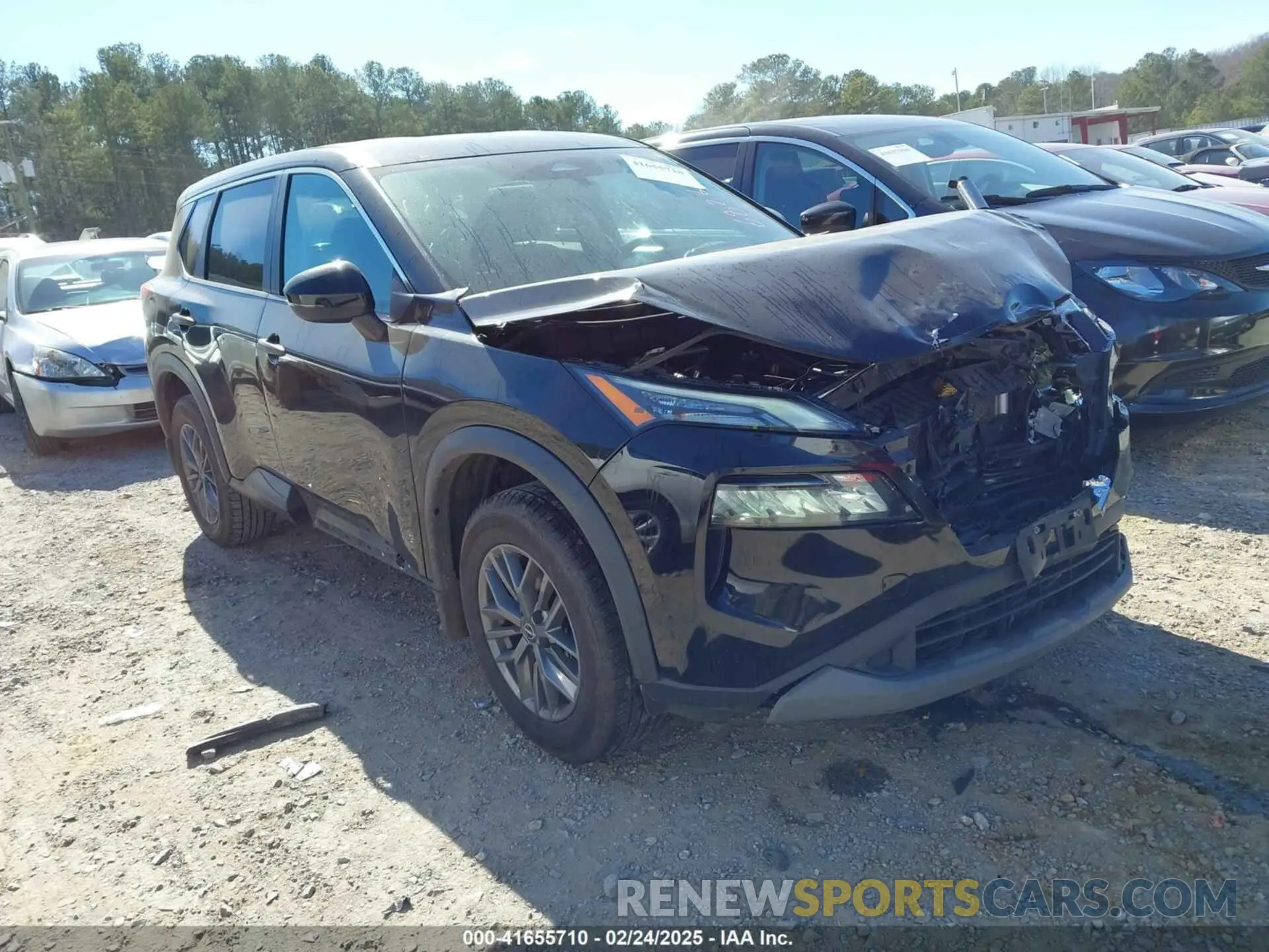 1 Photograph of a damaged car 5N1AT3AA7NC682672 NISSAN ROGUE 2022