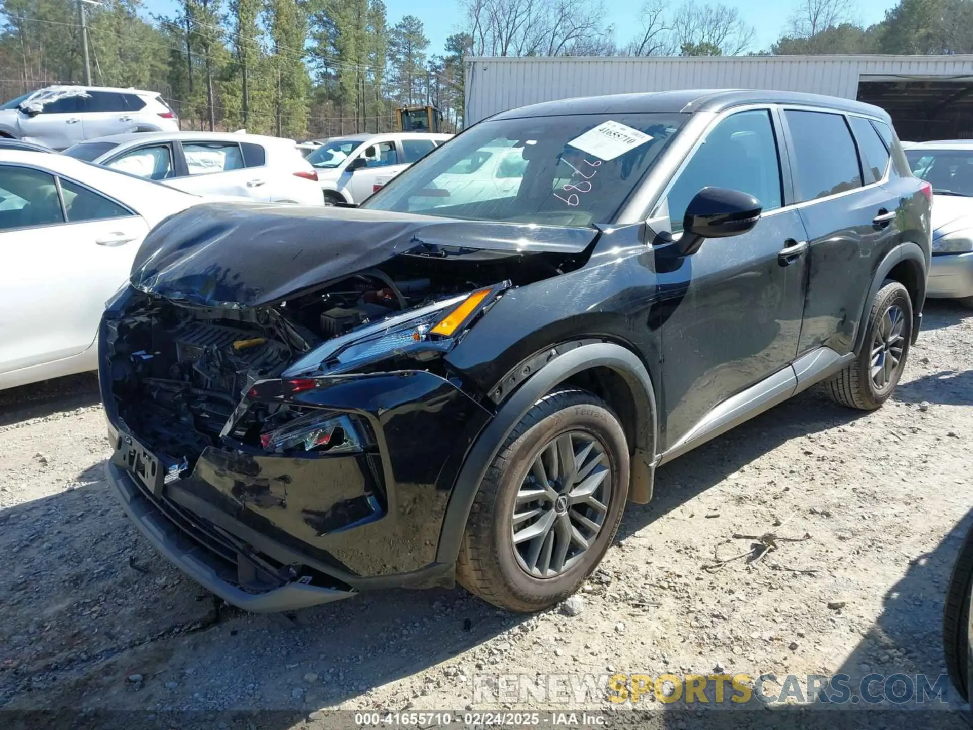 2 Photograph of a damaged car 5N1AT3AA7NC682672 NISSAN ROGUE 2022