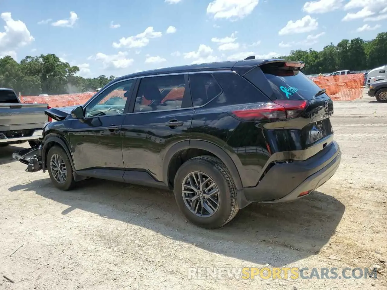 2 Photograph of a damaged car 5N1AT3AA9NC687775 NISSAN ROGUE 2022