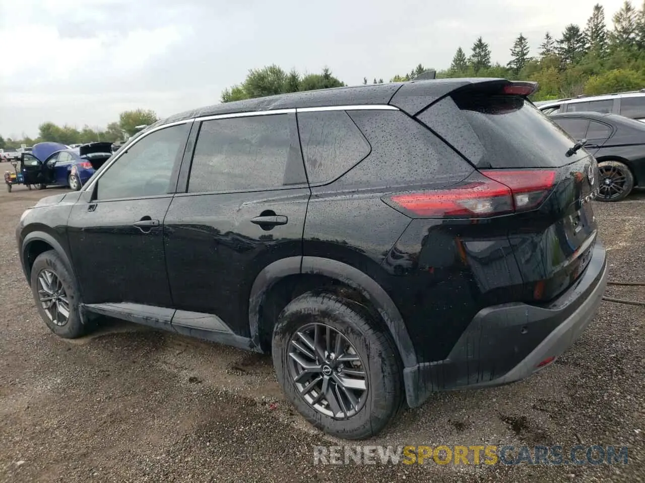2 Photograph of a damaged car 5N1AT3AB5NC713426 NISSAN ROGUE 2022