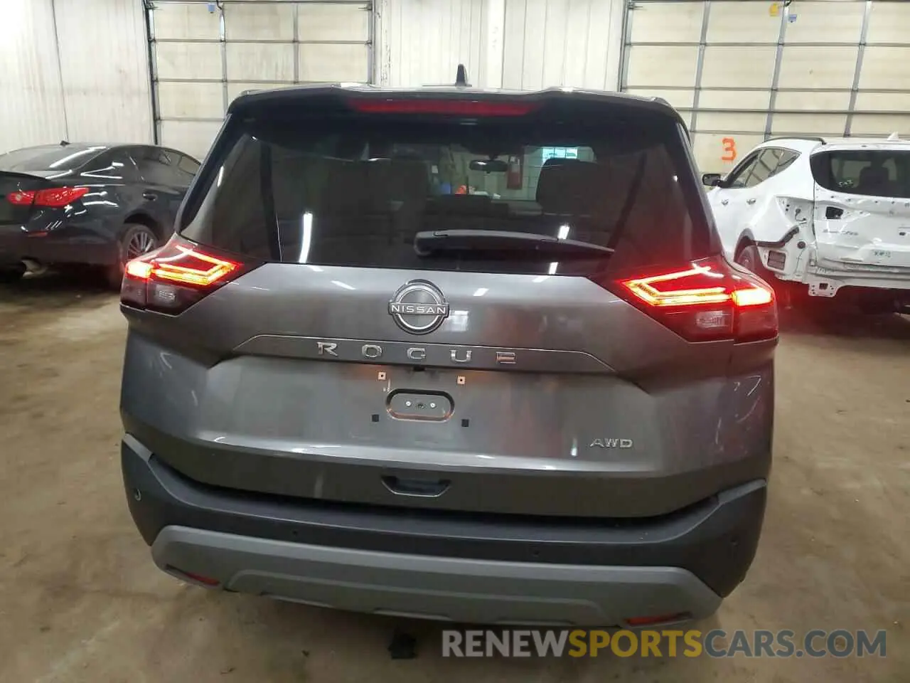 6 Photograph of a damaged car 5N1BT3AB5NC703211 NISSAN ROGUE 2022