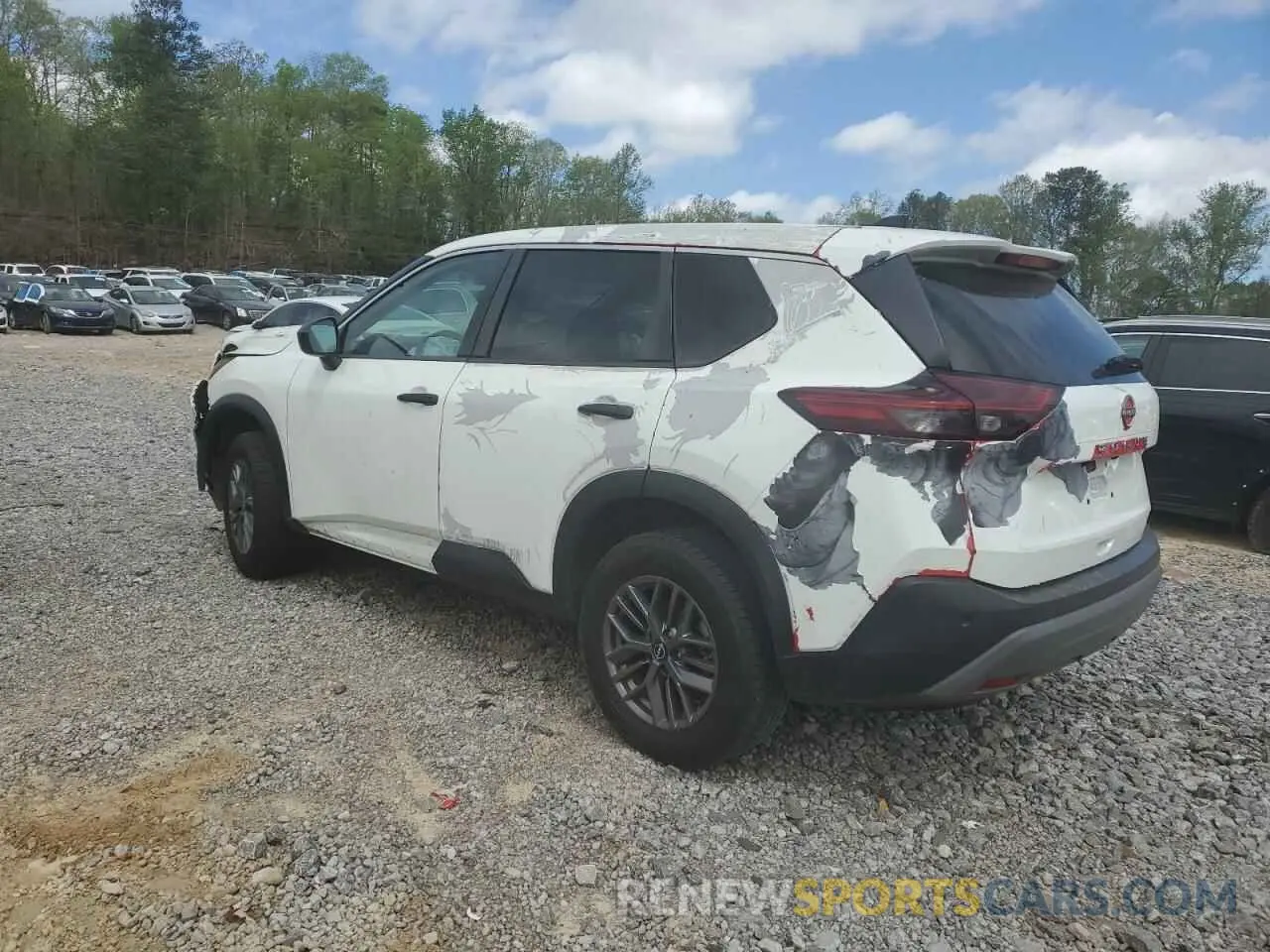 2 Photograph of a damaged car 5N1BT3AB7NC709706 NISSAN ROGUE 2022