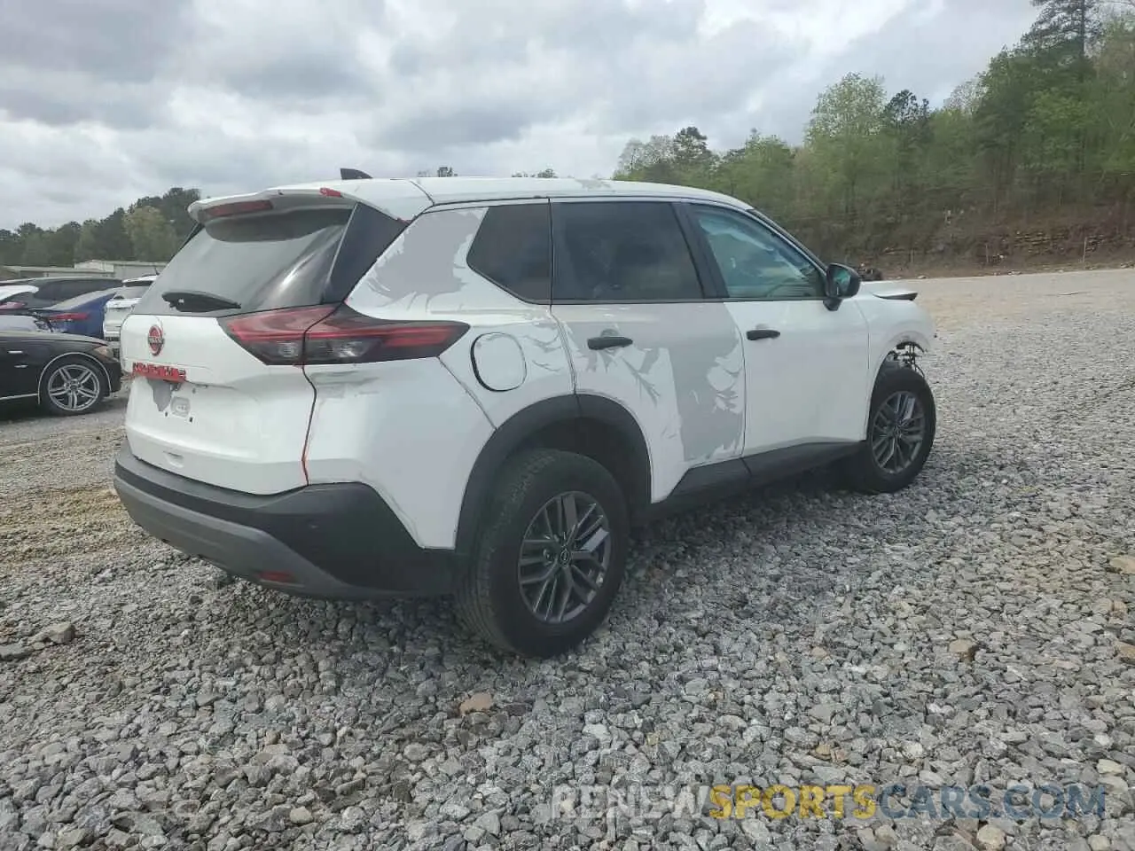3 Photograph of a damaged car 5N1BT3AB7NC709706 NISSAN ROGUE 2022