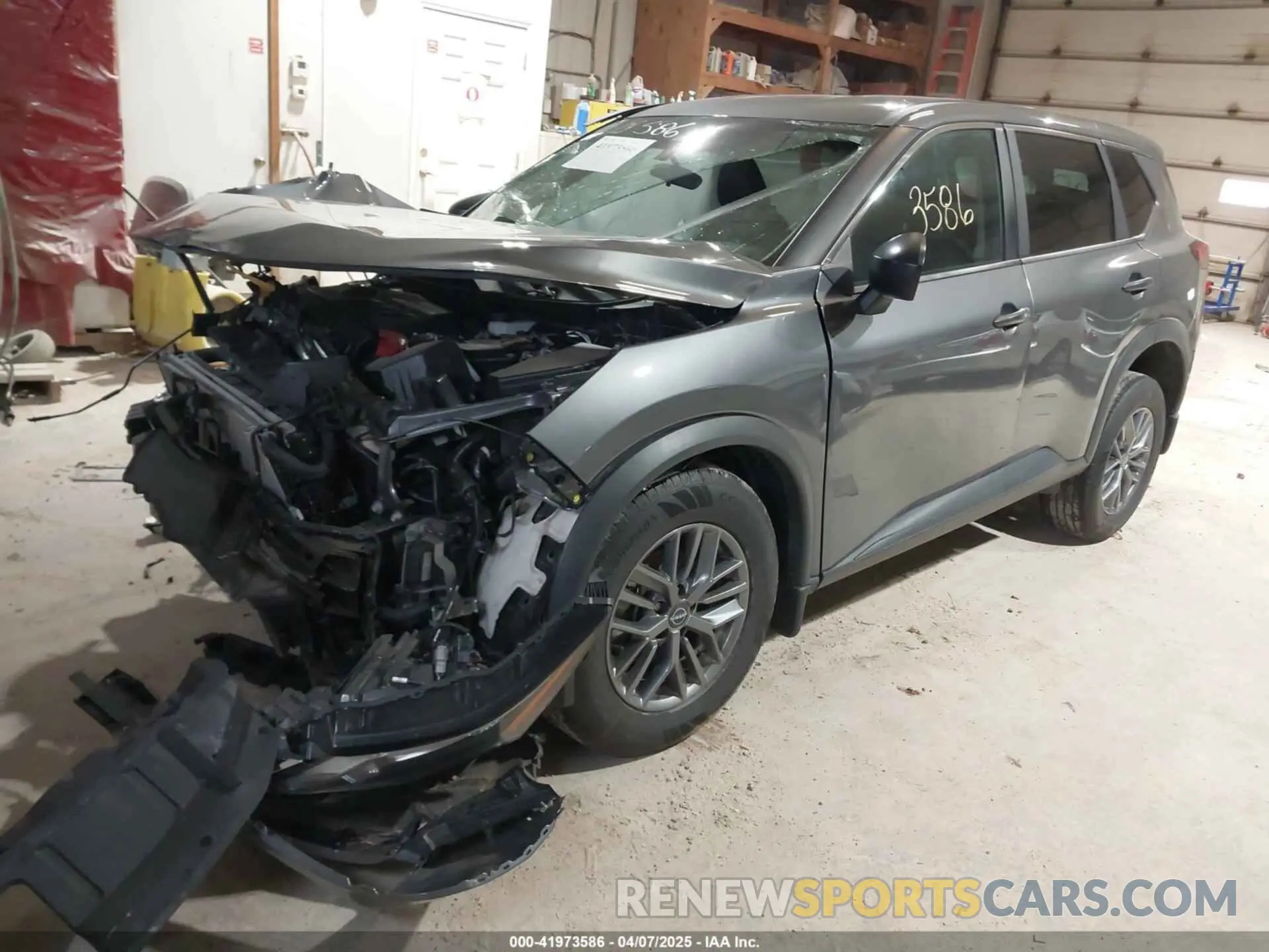 2 Photograph of a damaged car 5N1BT3AB8NC724554 NISSAN ROGUE 2022