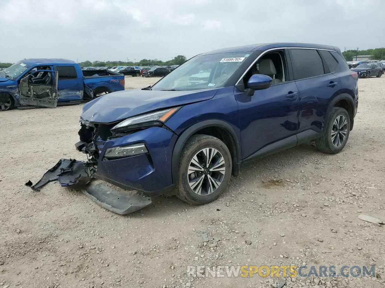 1 Photograph of a damaged car 5N1BT3BA1NC734641 NISSAN ROGUE 2022