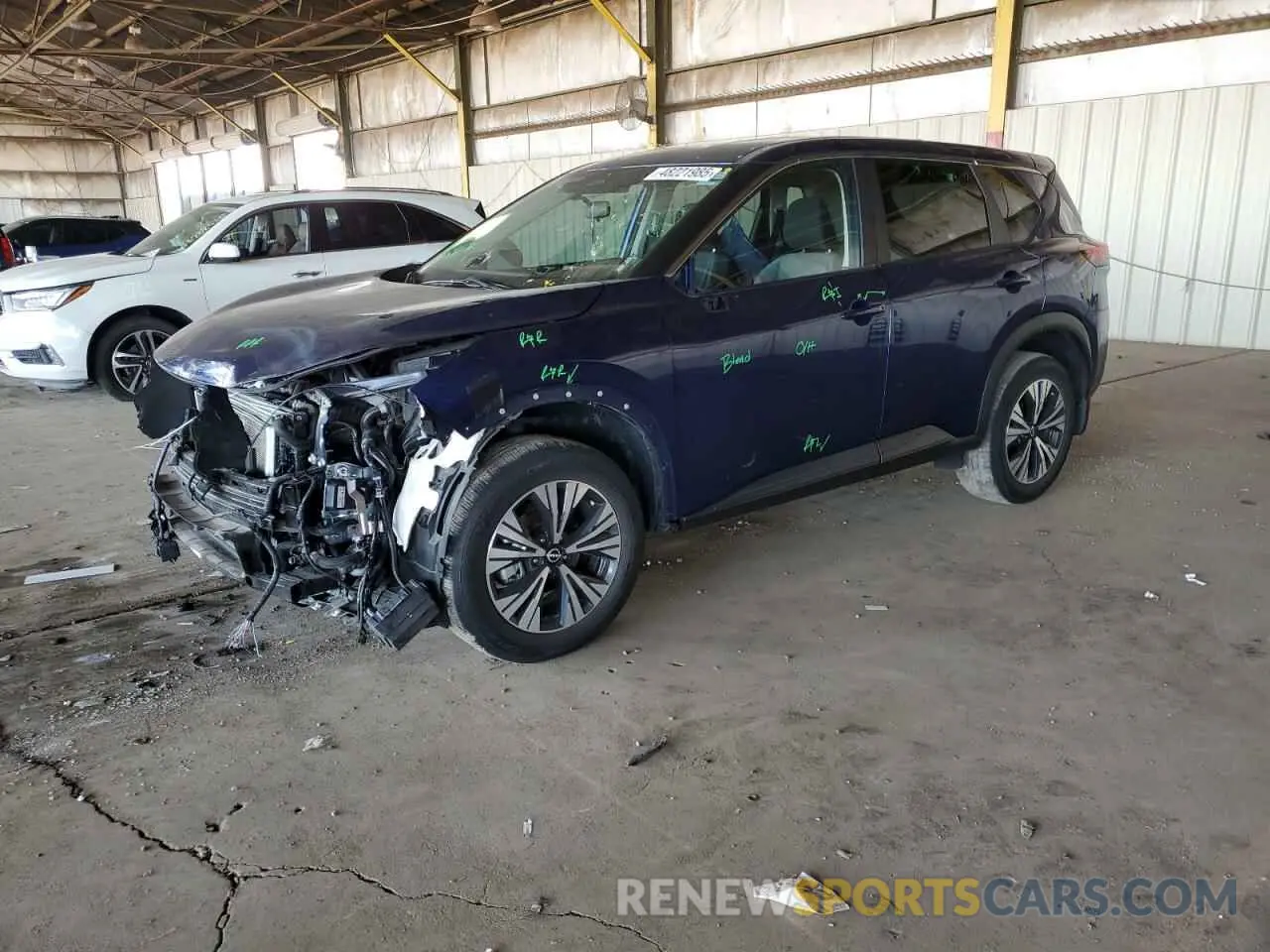 1 Photograph of a damaged car 5N1BT3BA2NC678208 NISSAN ROGUE 2022
