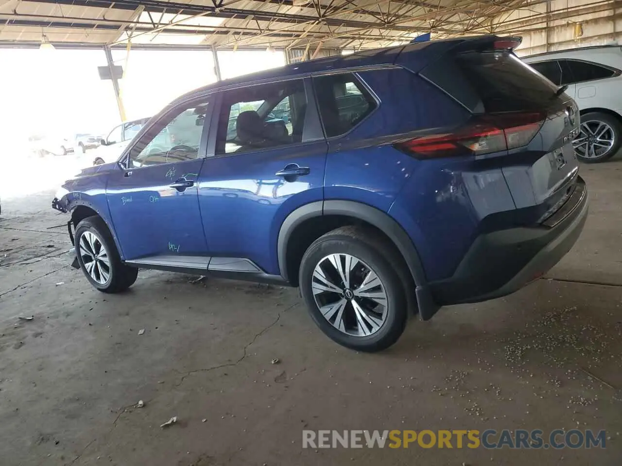 2 Photograph of a damaged car 5N1BT3BA2NC678208 NISSAN ROGUE 2022