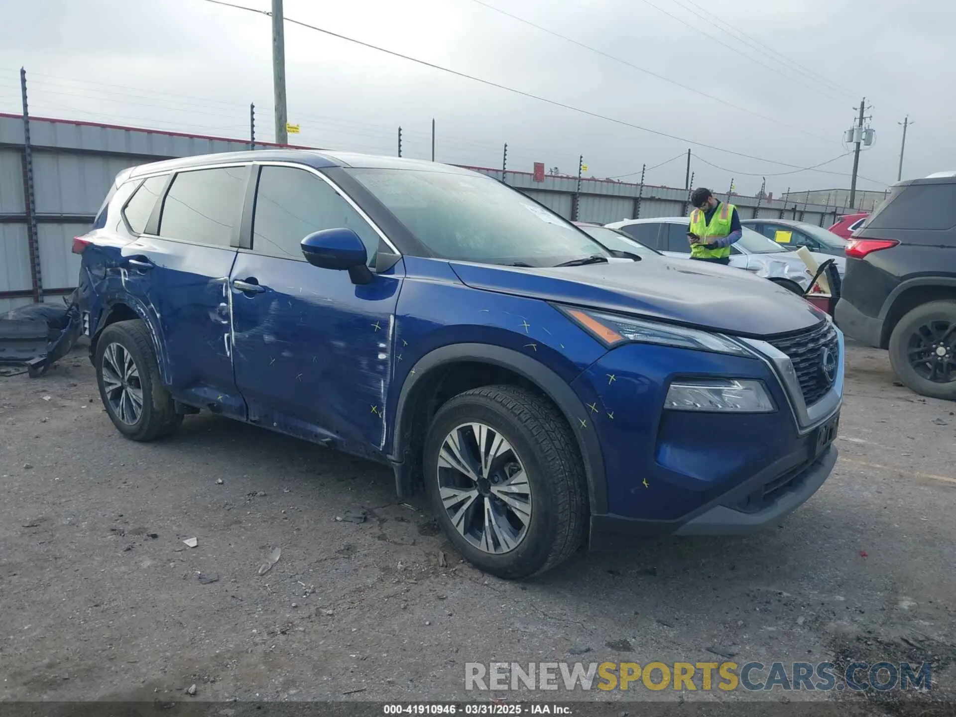 1 Photograph of a damaged car 5N1BT3BA3NC693946 NISSAN ROGUE 2022