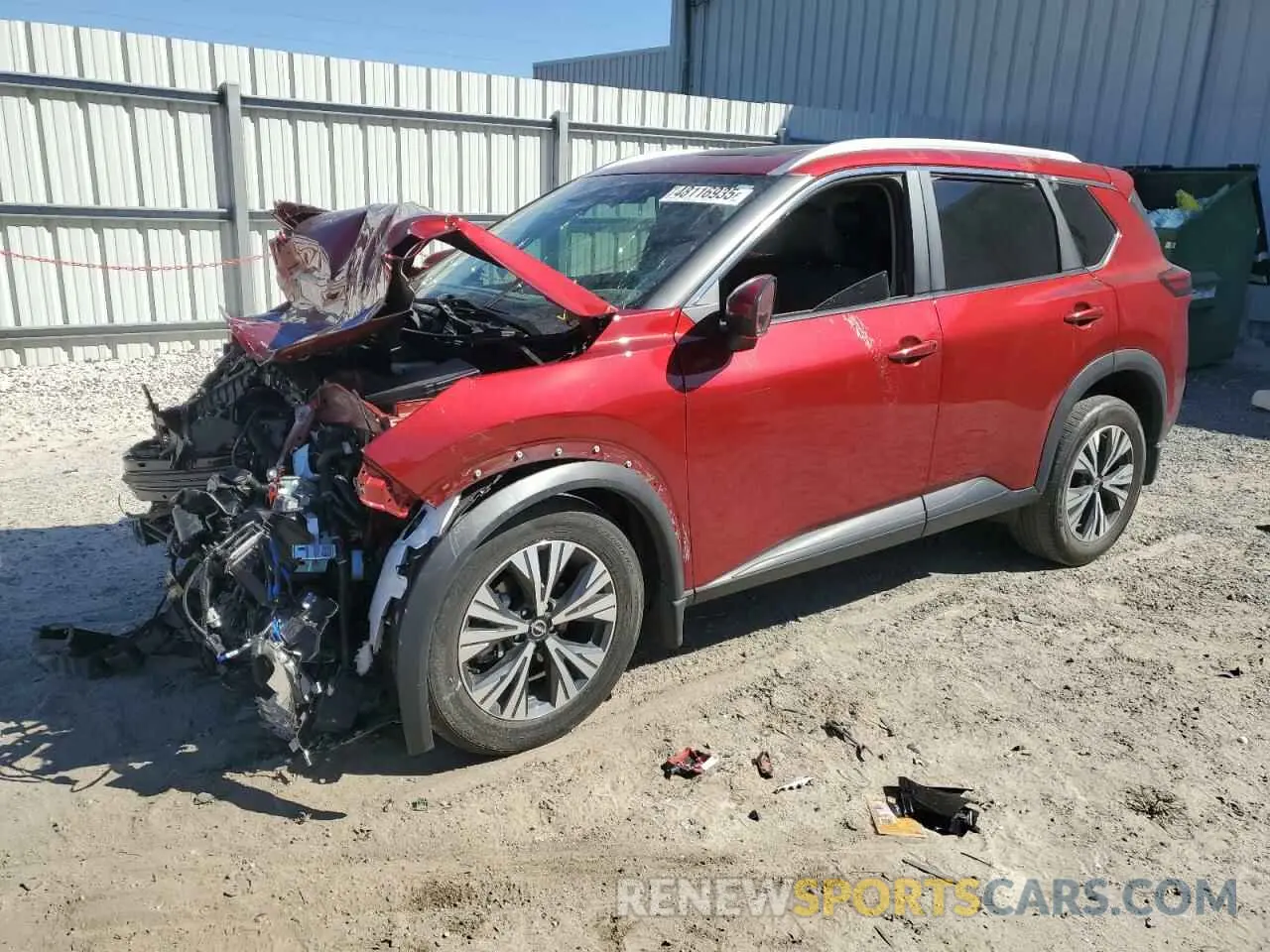 1 Photograph of a damaged car 5N1BT3BA3NC713516 NISSAN ROGUE 2022