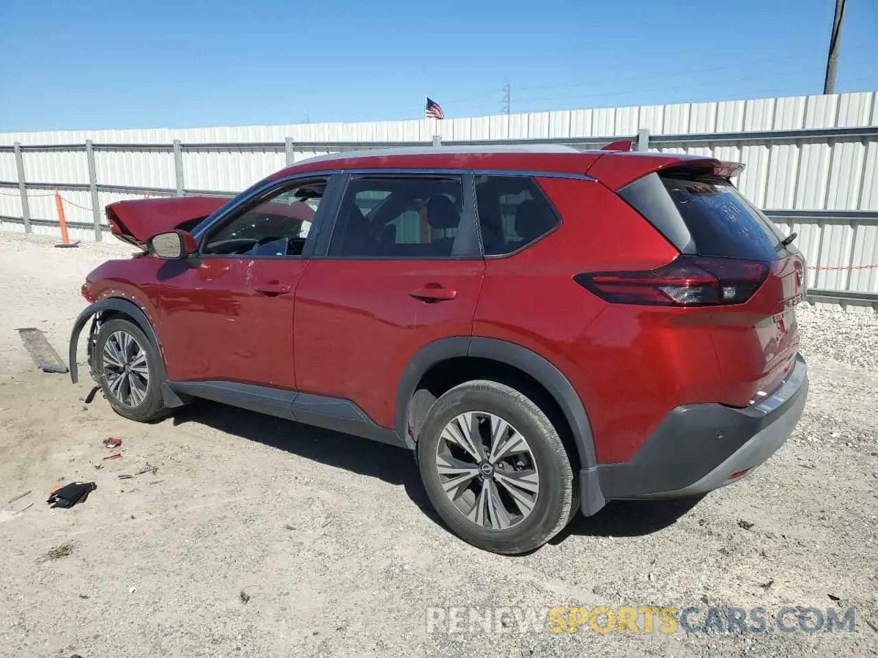 2 Photograph of a damaged car 5N1BT3BA3NC713516 NISSAN ROGUE 2022
