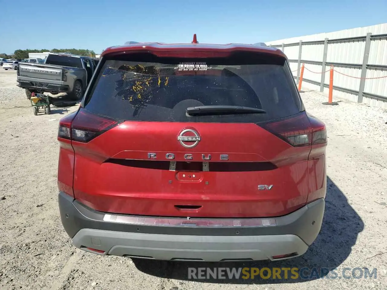 6 Photograph of a damaged car 5N1BT3BA3NC713516 NISSAN ROGUE 2022