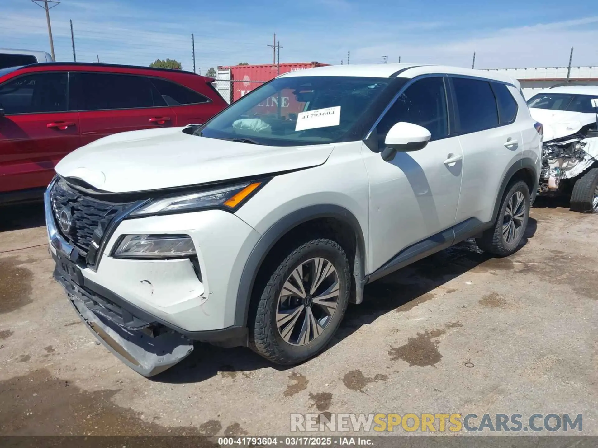 2 Photograph of a damaged car 5N1BT3BA4NC723035 NISSAN ROGUE 2022