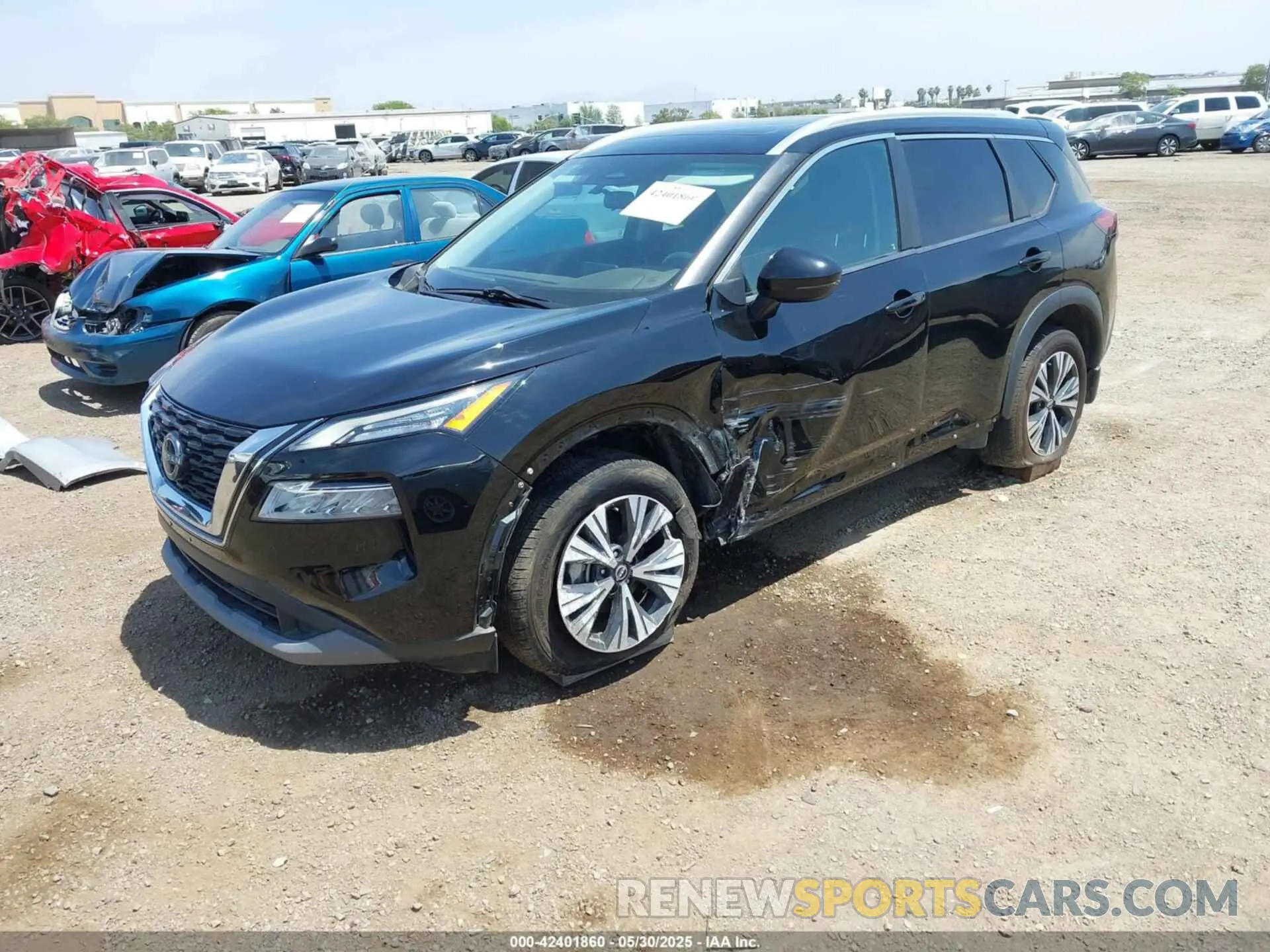 2 Photograph of a damaged car 5N1BT3BA4NC725738 NISSAN ROGUE 2022
