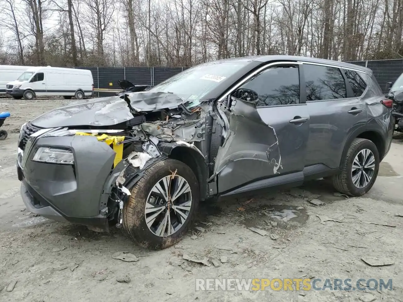 1 Photograph of a damaged car 5N1BT3BA5NC689929 NISSAN ROGUE 2022