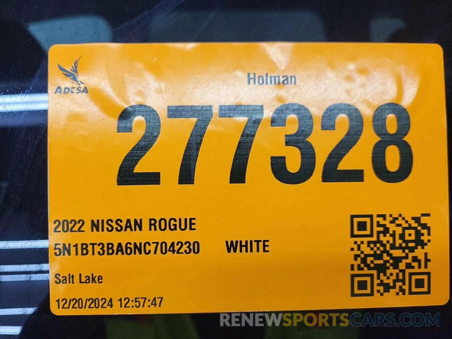 27 Photograph of a damaged car 5N1BT3BA6NC704230 NISSAN ROGUE 2022