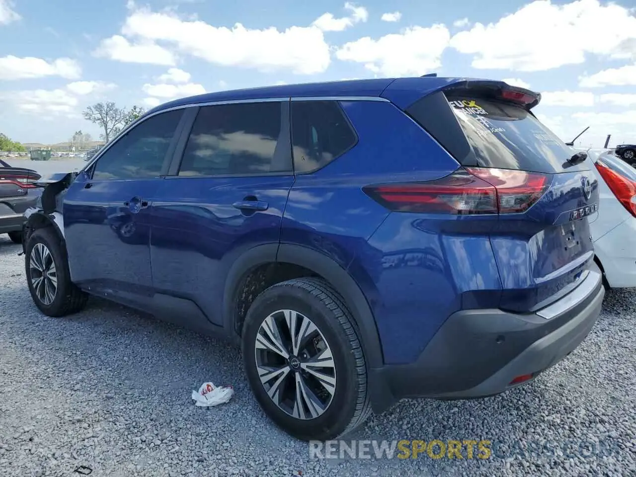 2 Photograph of a damaged car 5N1BT3BA7NC697966 NISSAN ROGUE 2022