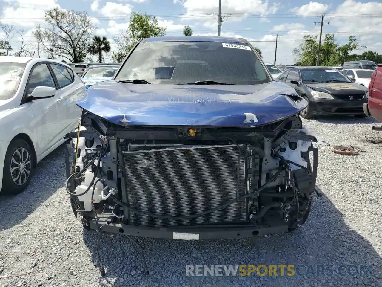 5 Photograph of a damaged car 5N1BT3BA7NC697966 NISSAN ROGUE 2022