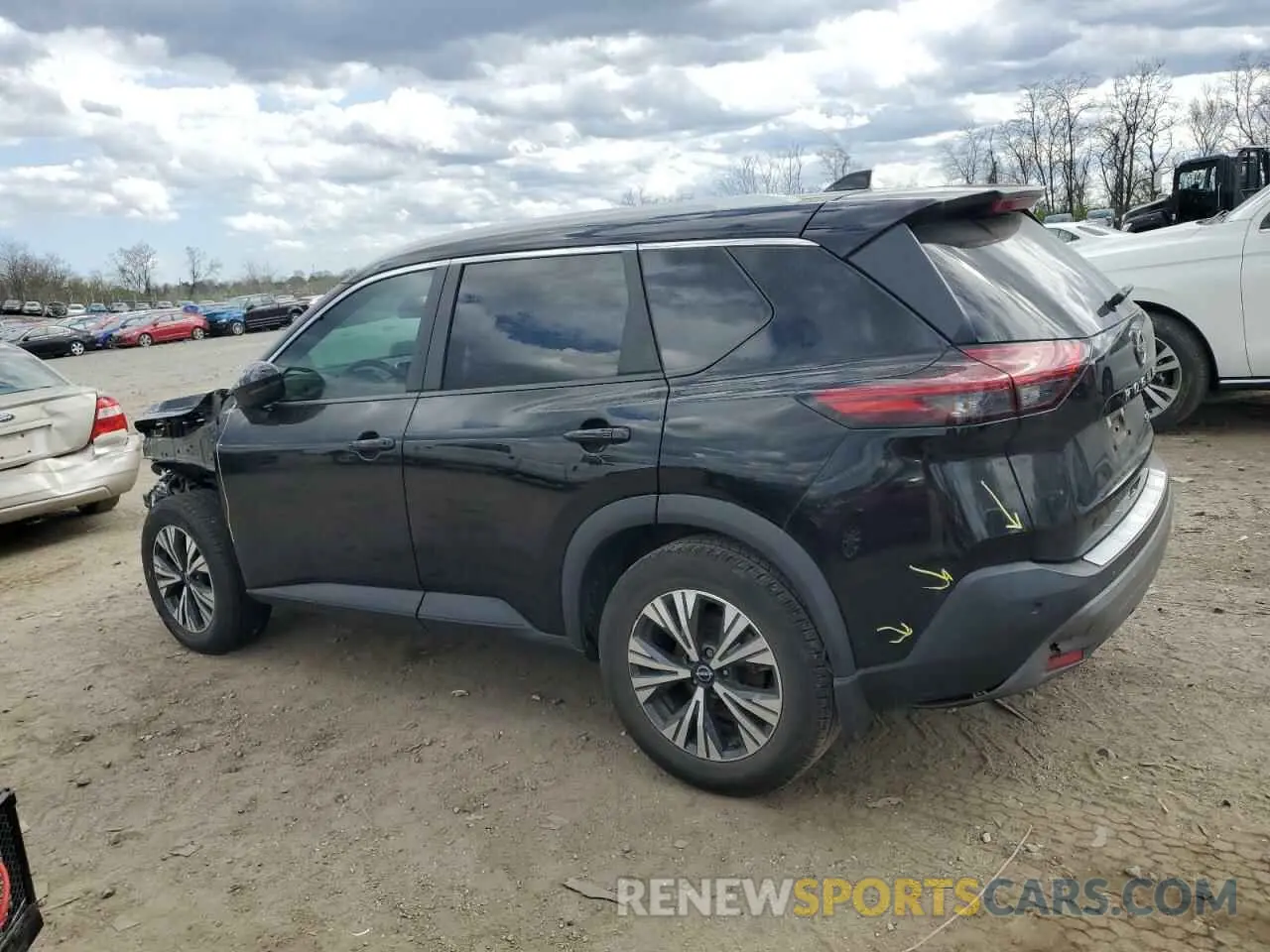 2 Photograph of a damaged car 5N1BT3BA8NC696308 NISSAN ROGUE 2022