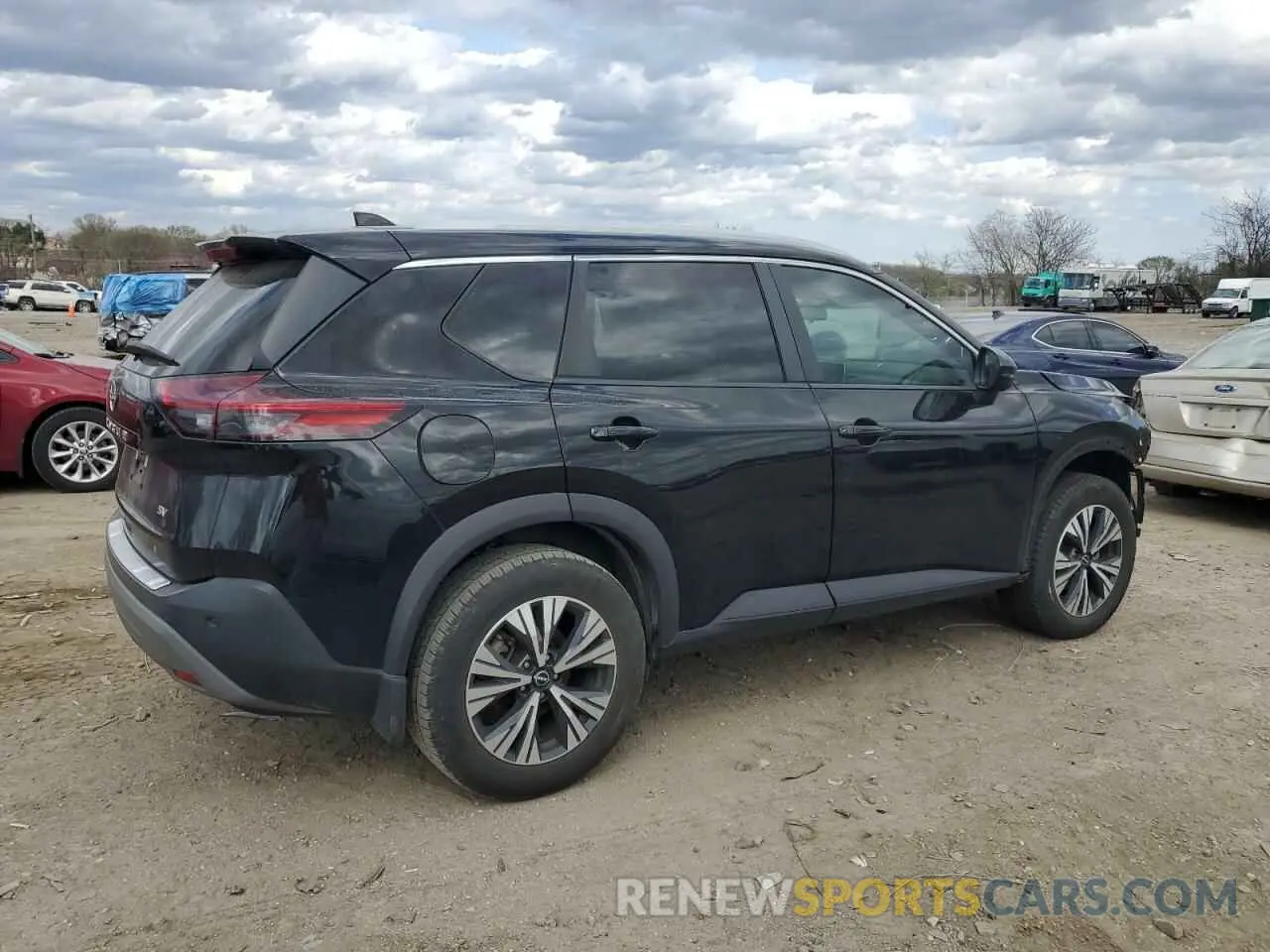 3 Photograph of a damaged car 5N1BT3BA8NC696308 NISSAN ROGUE 2022
