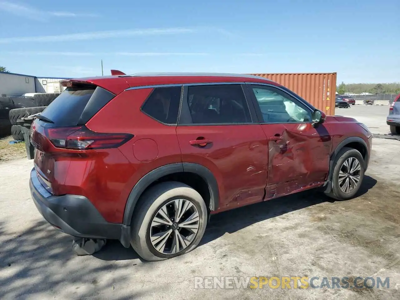 3 Photograph of a damaged car 5N1BT3BA8NC730277 NISSAN ROGUE 2022
