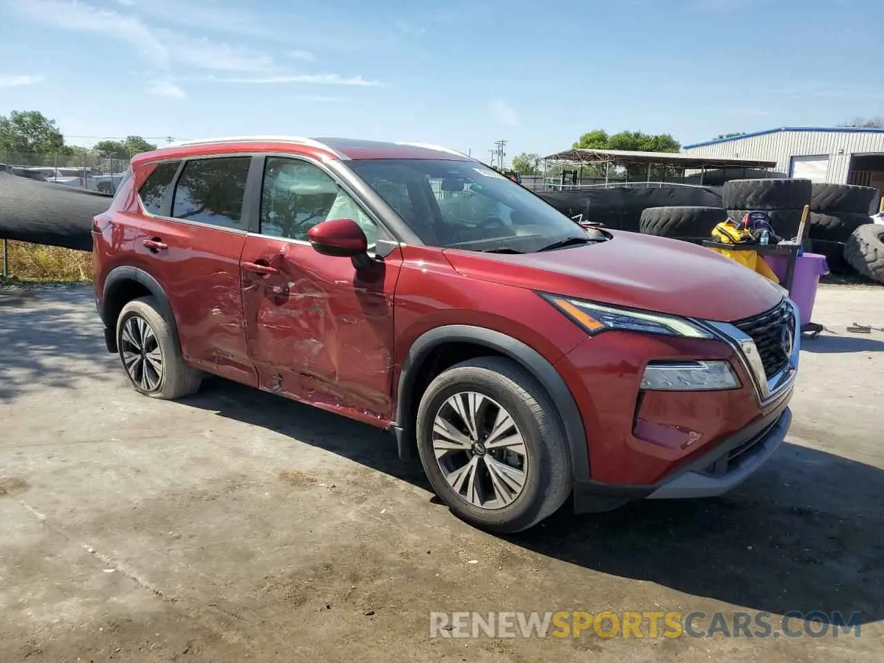 4 Photograph of a damaged car 5N1BT3BA8NC730277 NISSAN ROGUE 2022