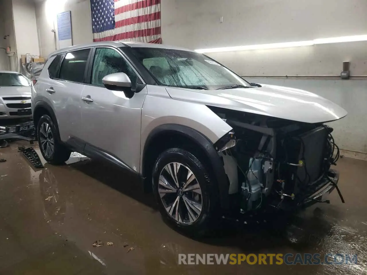 4 Photograph of a damaged car 5N1BT3BB1NC673056 NISSAN ROGUE 2022