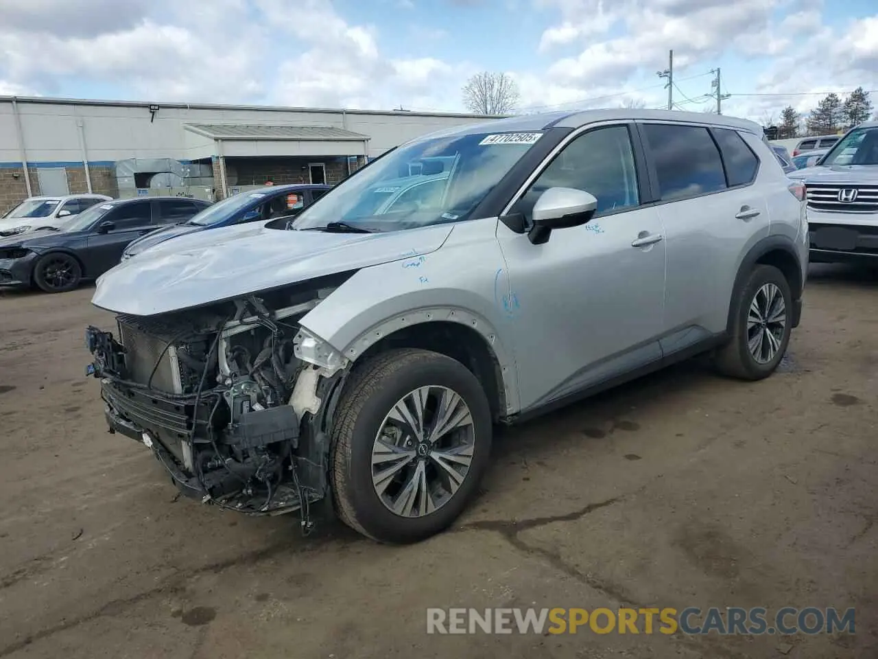 1 Photograph of a damaged car 5N1BT3BB1NC690875 NISSAN ROGUE 2022